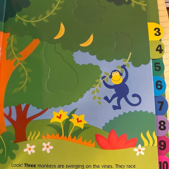 Readers Digest 1,2,3 Safari Counting book, pull tabs. See pictures - Picture 2 of 7